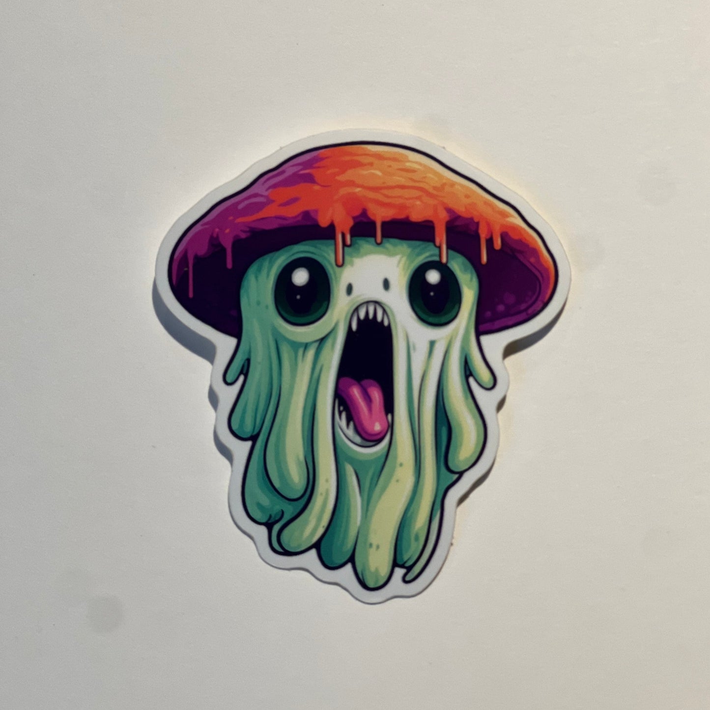 Ghost Shroomlin Sticker