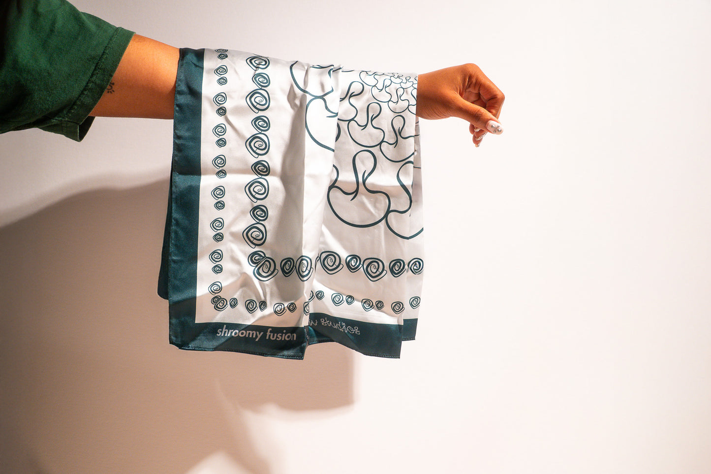 Shroomy Fusion Silk Scarf