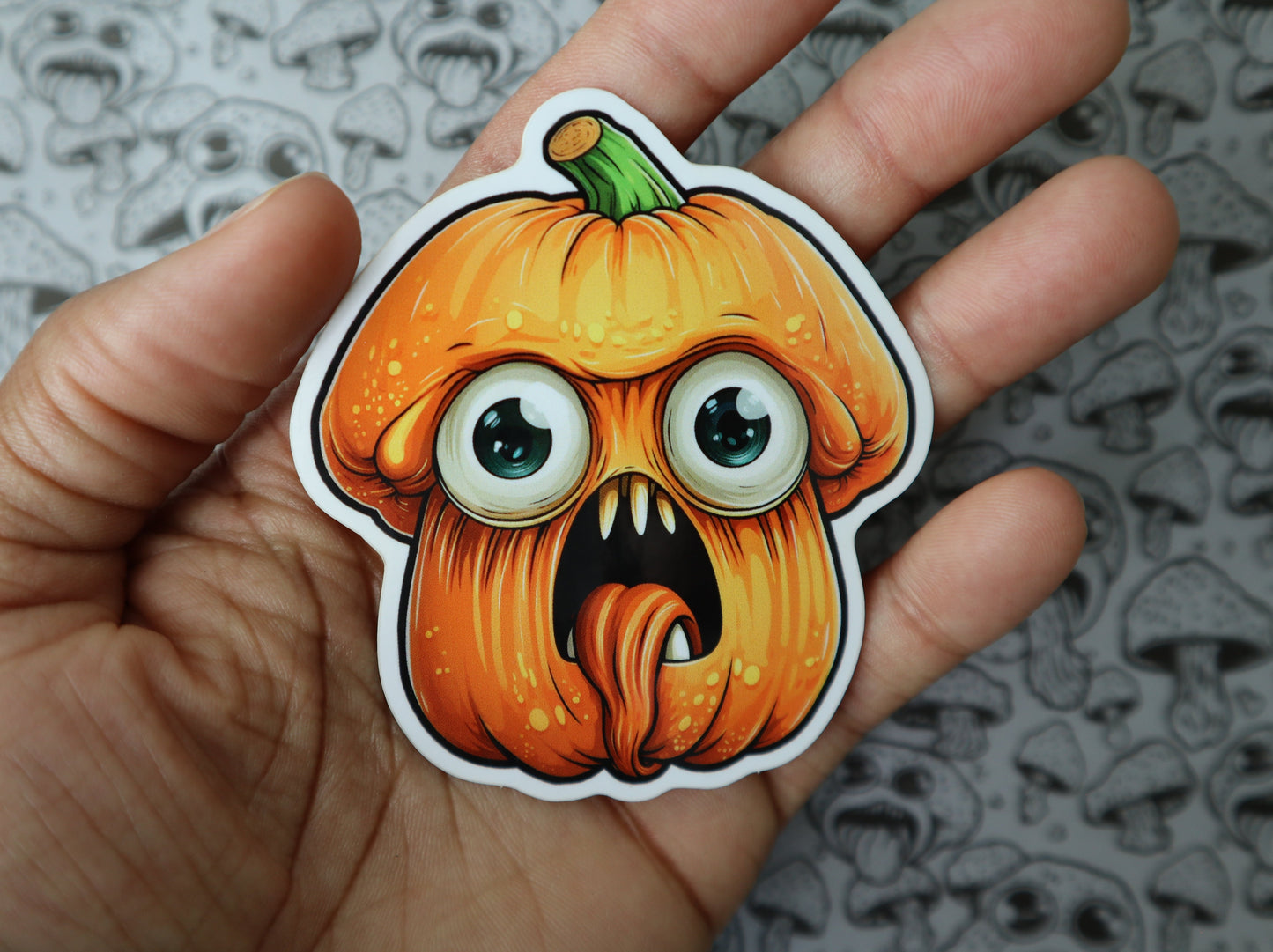Pumpkin Shroomlin Sticker