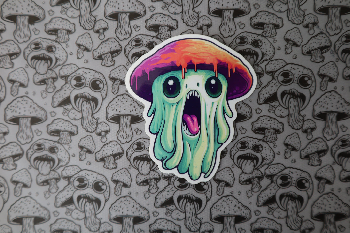 Ghost Shroomlin Sticker