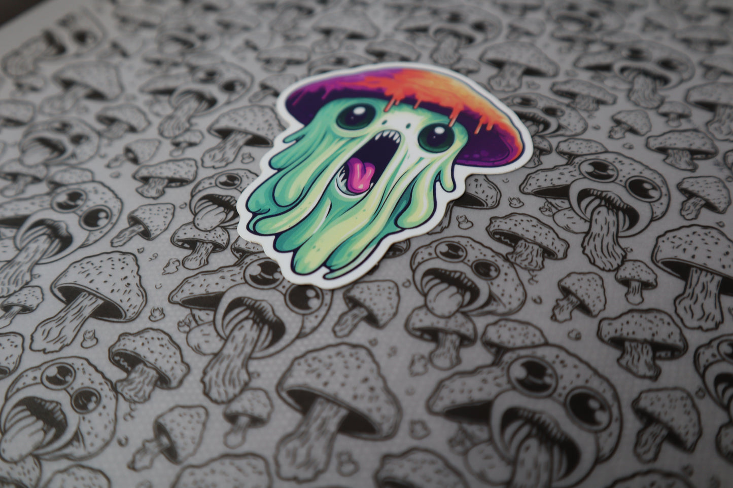 Ghost Shroomlin Sticker