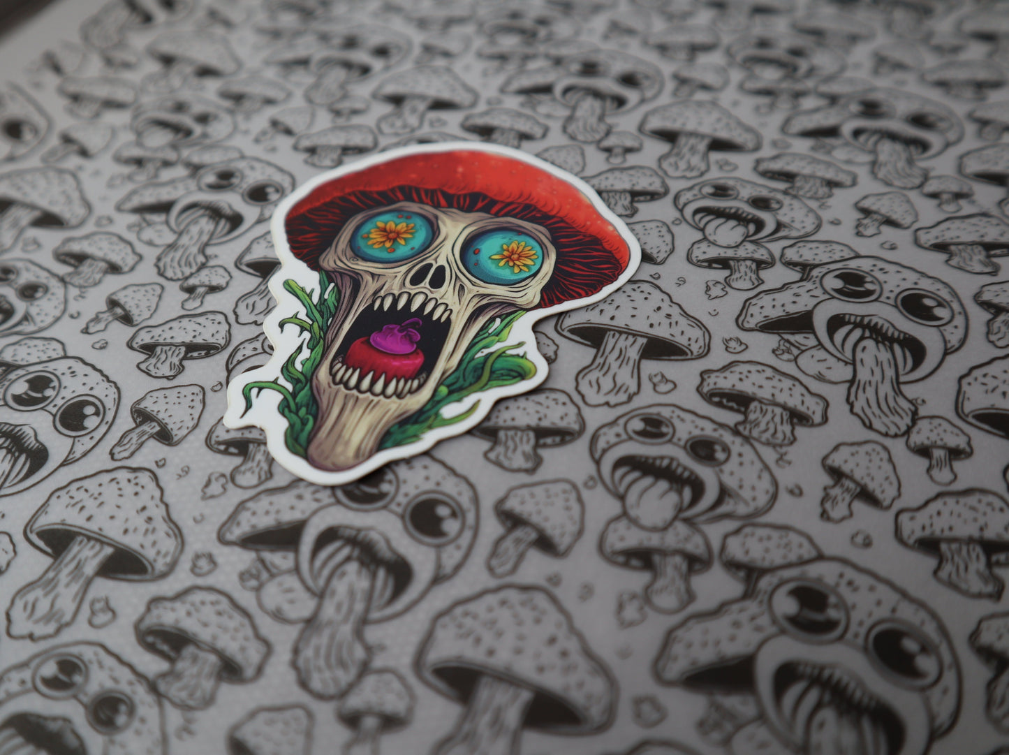 Día de Muertos Shroomlin Sticker