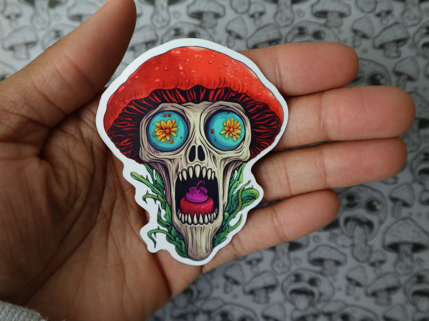 Día de Muertos Shroomlin Sticker