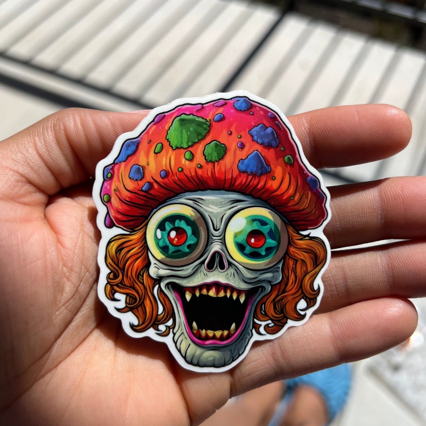 Chucky Doll Shroomlin Sticker