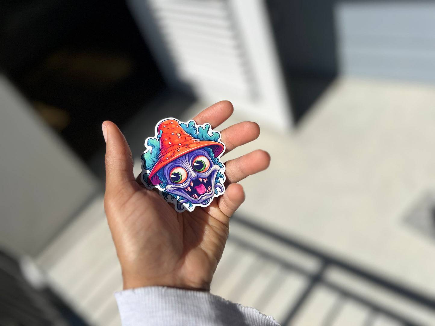 Spooky Witch Shroomlin Sticker